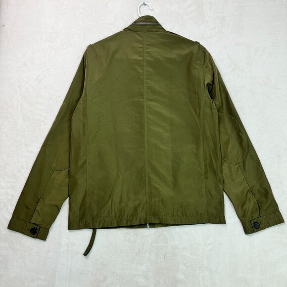 Cole Haan Lightweight Full Zip Parka Jacket Green Field Windbreaker Men's Size S - Picture 2 of 13